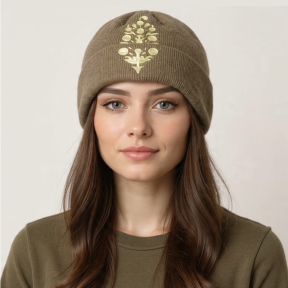 FP Movement by Free People Accessories - FP MOVEMENT Iconic Big Buti Beanie Sage Sour Citrus NWT